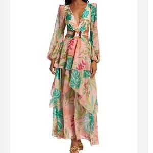 PatBO - Tropicalia Cut-Out Maxi Dress - NWT